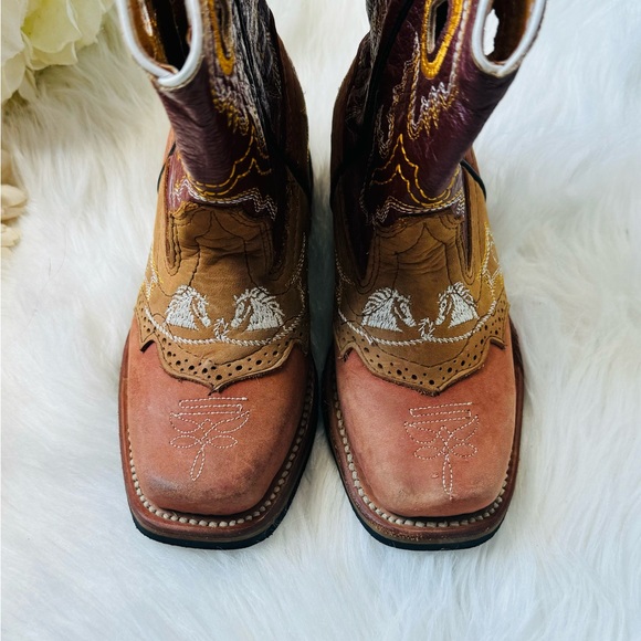 Toddler Old Corral Mexican Horse Embroidered Western Boots - Picture 2 of 6